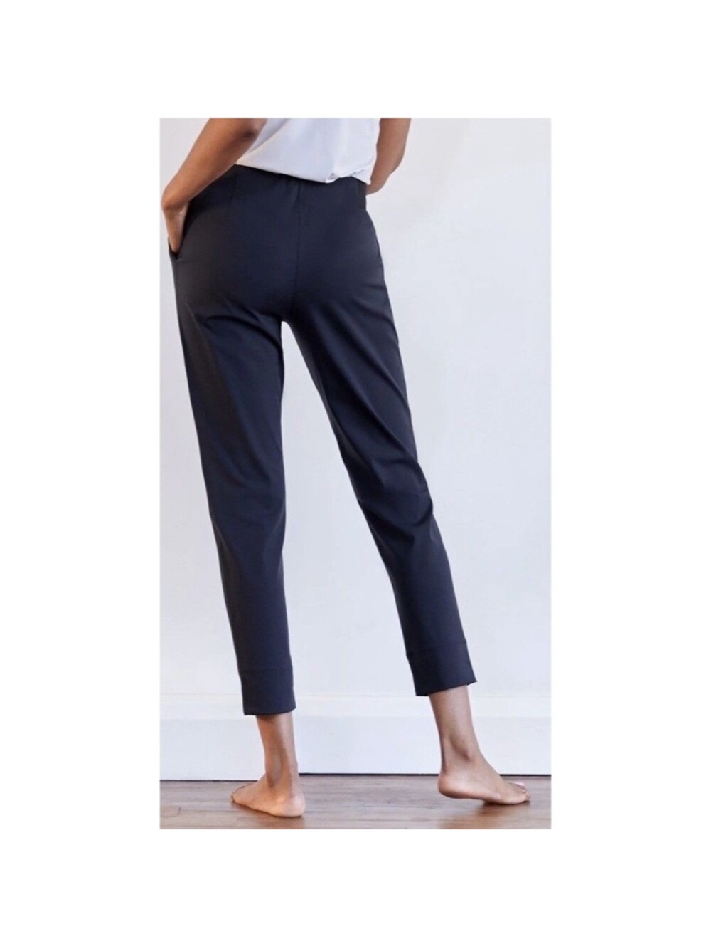 Aday Turn It Up Pants Women’s Med Midnight Blue Pull On Corpcore Athleisure - Picture 10 of 11